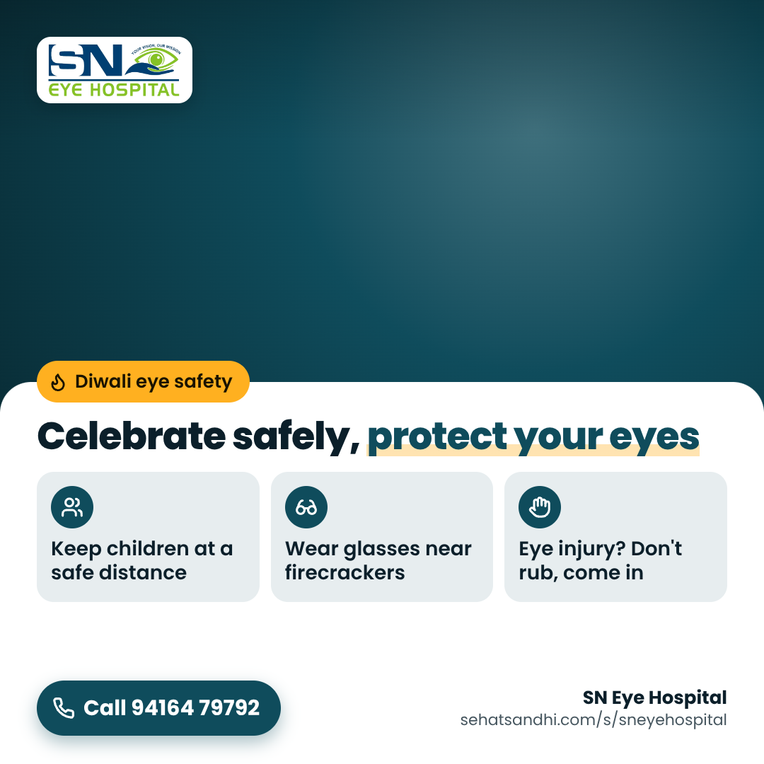 Celebrate safely, protect your eyes